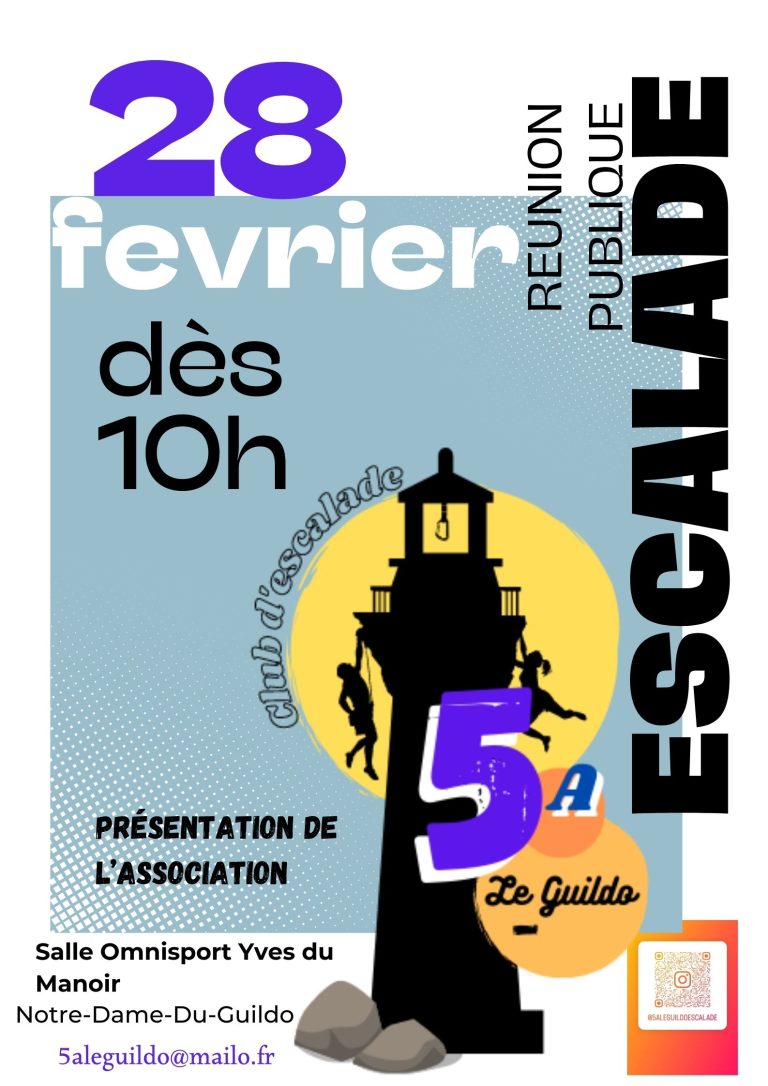 Réunion publique club 5A Le Guildo